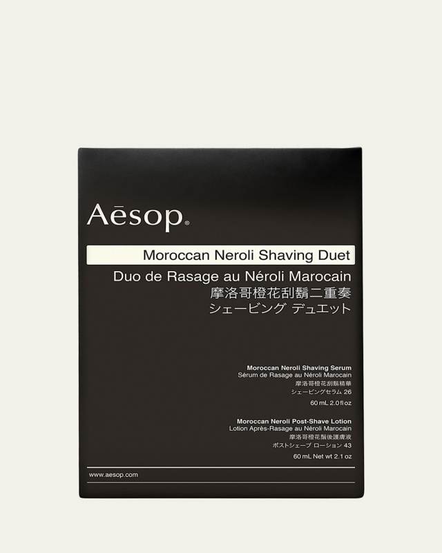 Moroccan Neroli Shaving Duet